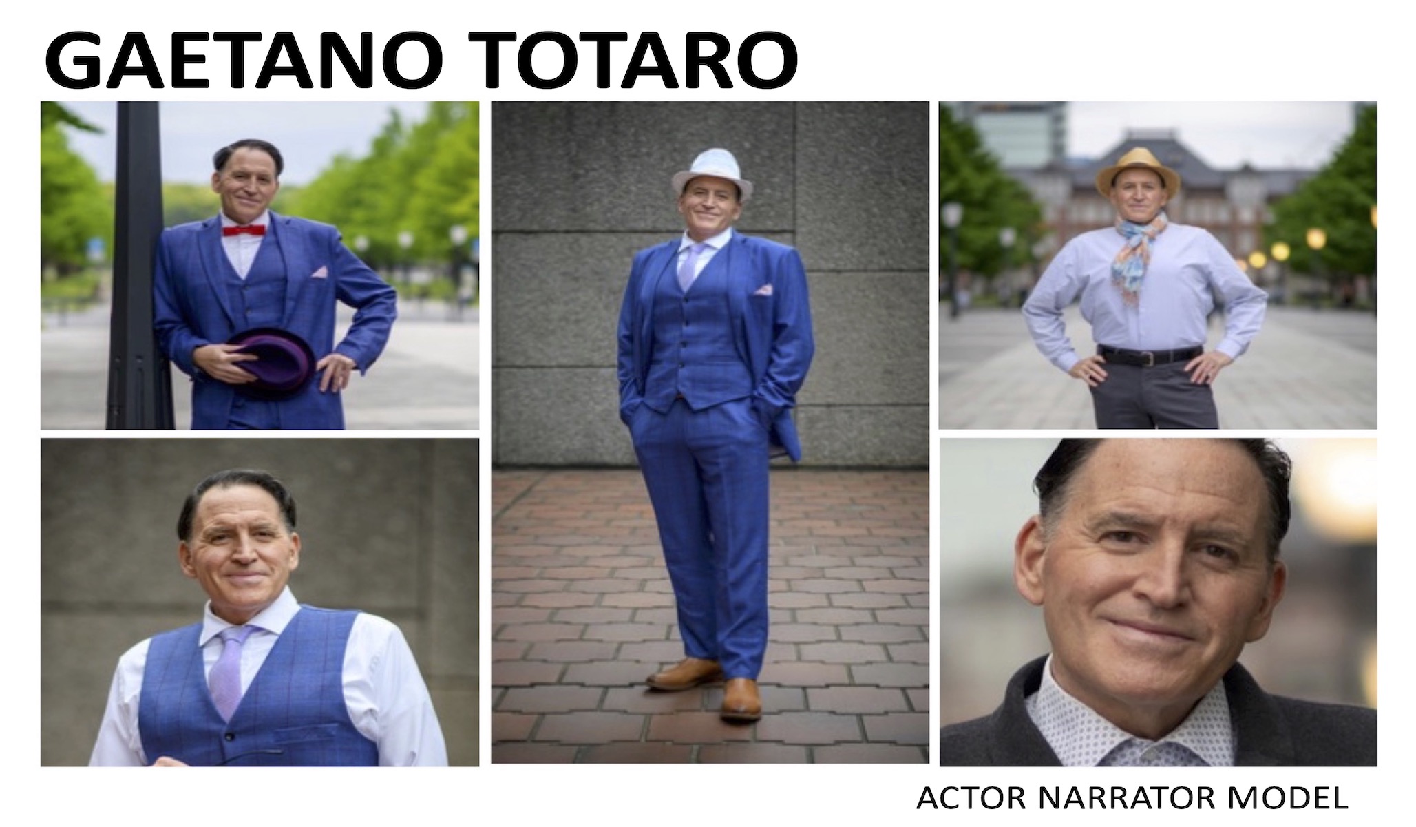 Gaetano Totaro acting portfolio portraits
